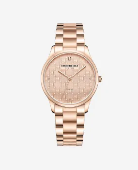 Classic Dress Watch with Stainless Steel Bracelet