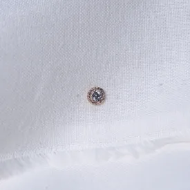 Crown Diamond Stud Earring - Solid 14kt