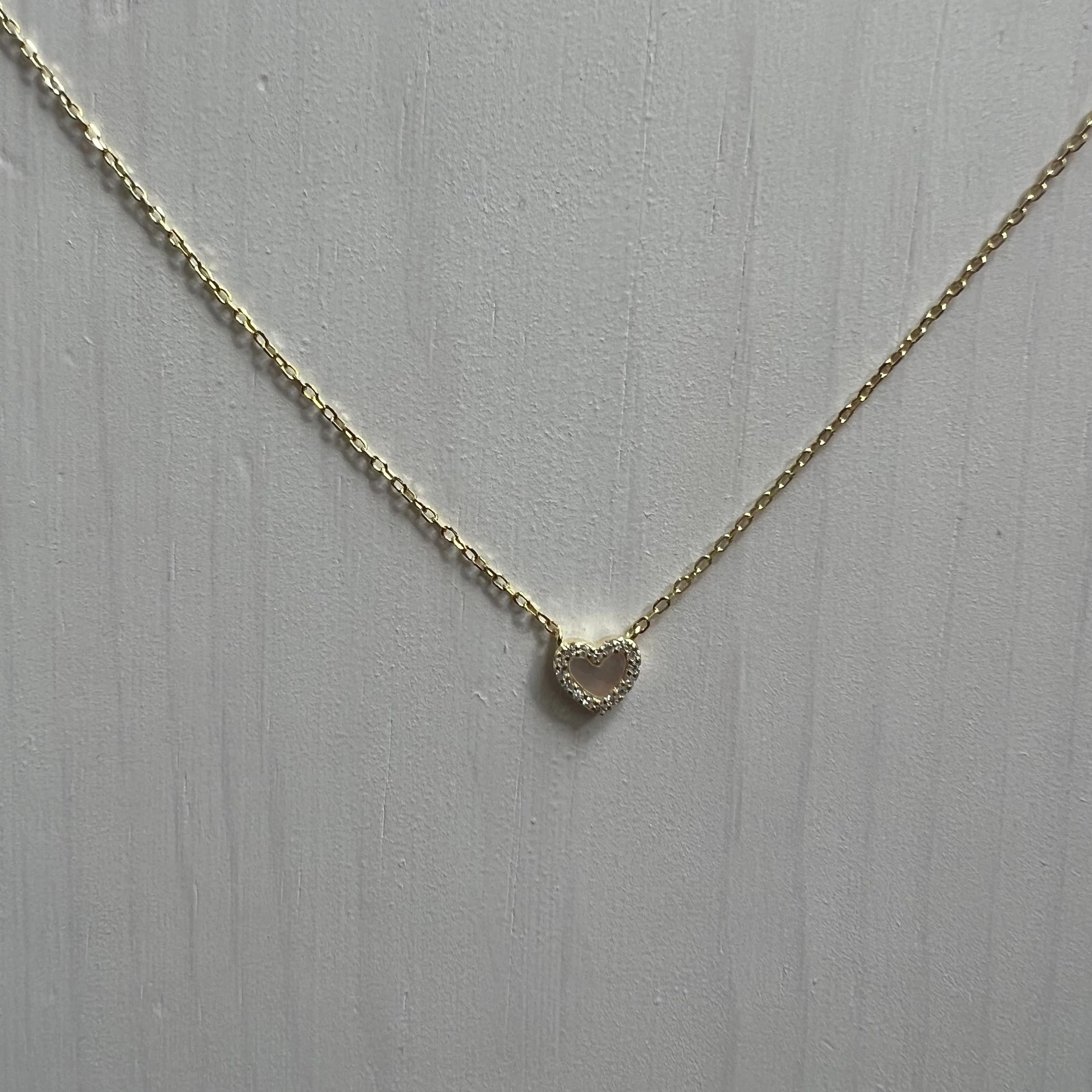 CZ Heart Necklace