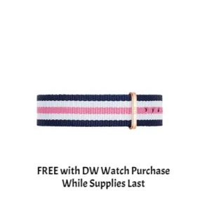 DANIEL WELLINGTON WATCH BAND NATO STRAP Southampton 18MM
