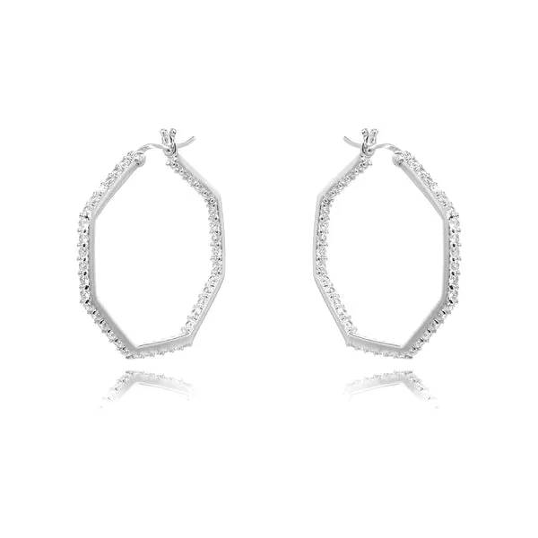 Danny Newfeld Inside/Outside Octagon Earrings