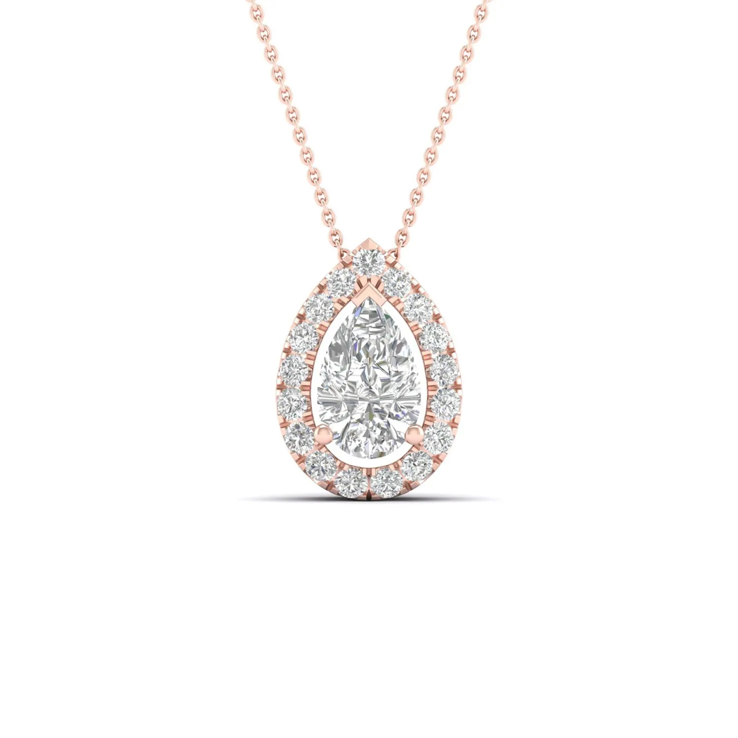 Dewdrop Halo Necklace