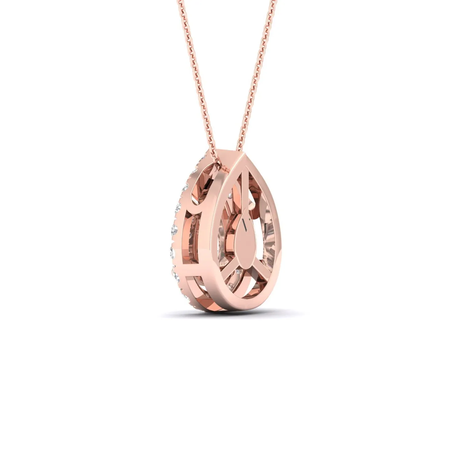 Dewdrop Halo Necklace