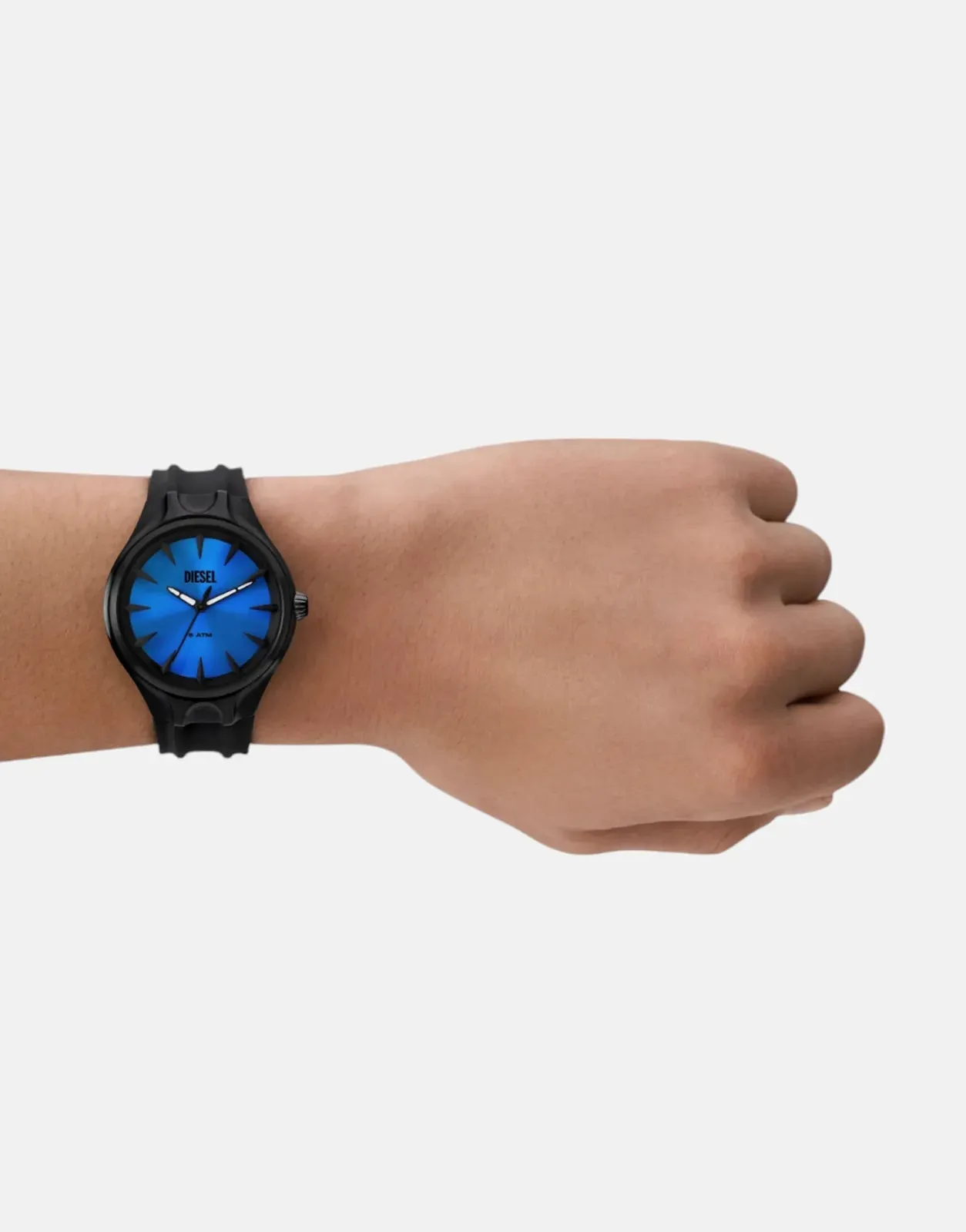 Diesel Streamline Black Silicone Watch Blue