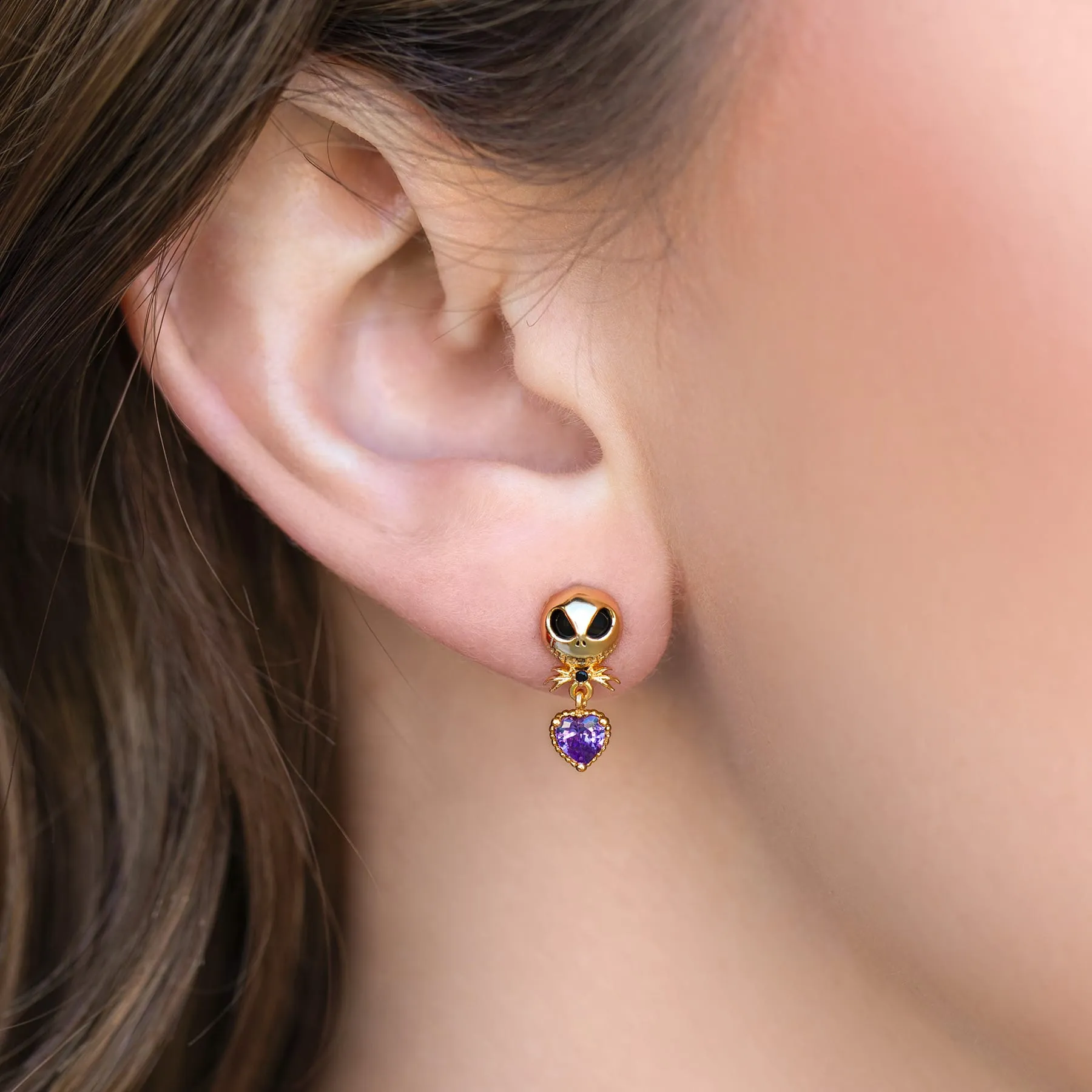 Disney Jack Skellington Dangle Earrings