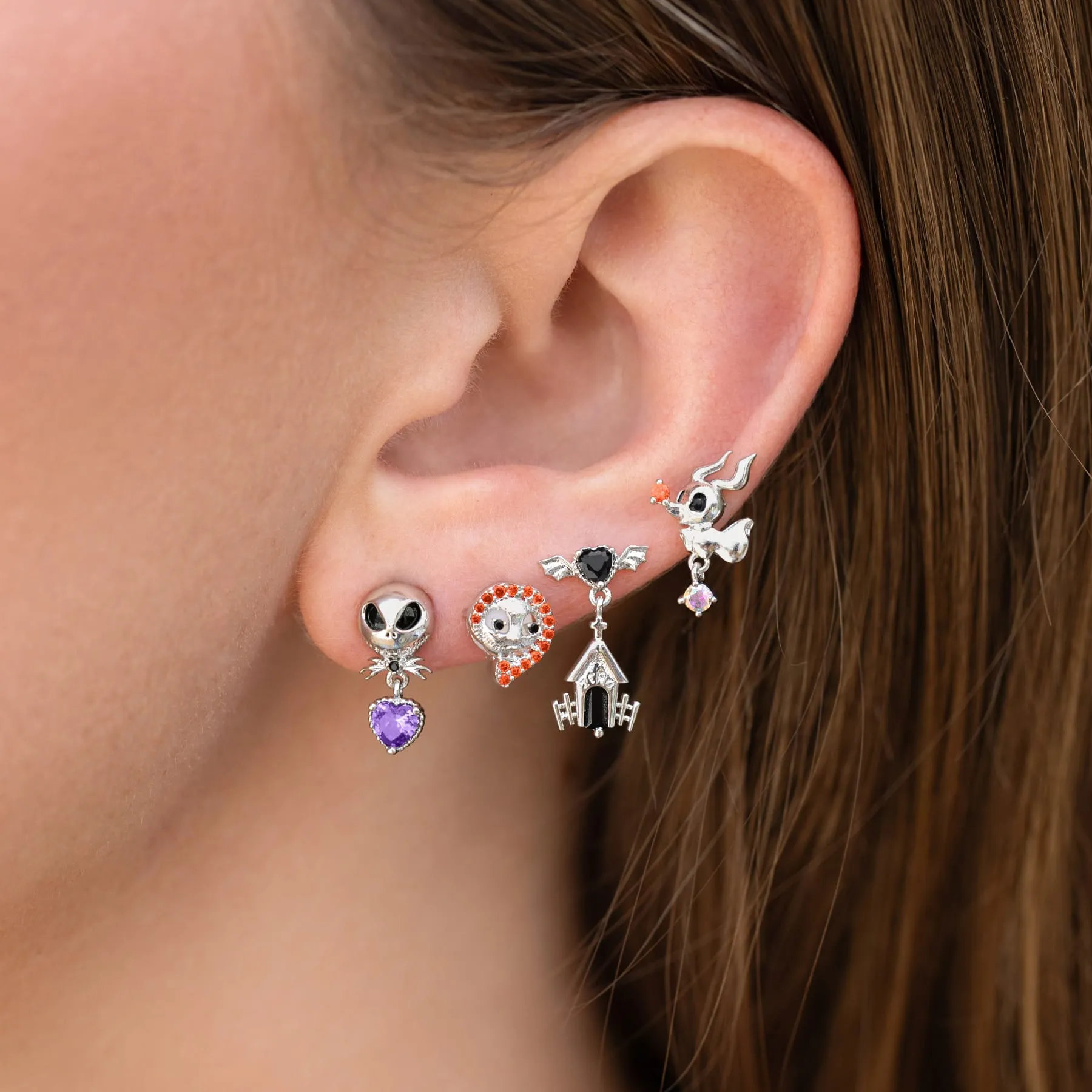 Disney Jack Skellington Dangle Earrings