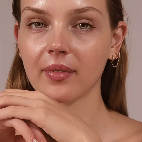 Double Pave Chain Huggie Earring