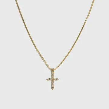 Angelica Cross Necklace by Drea - Elegant and Spiritual Jewelry