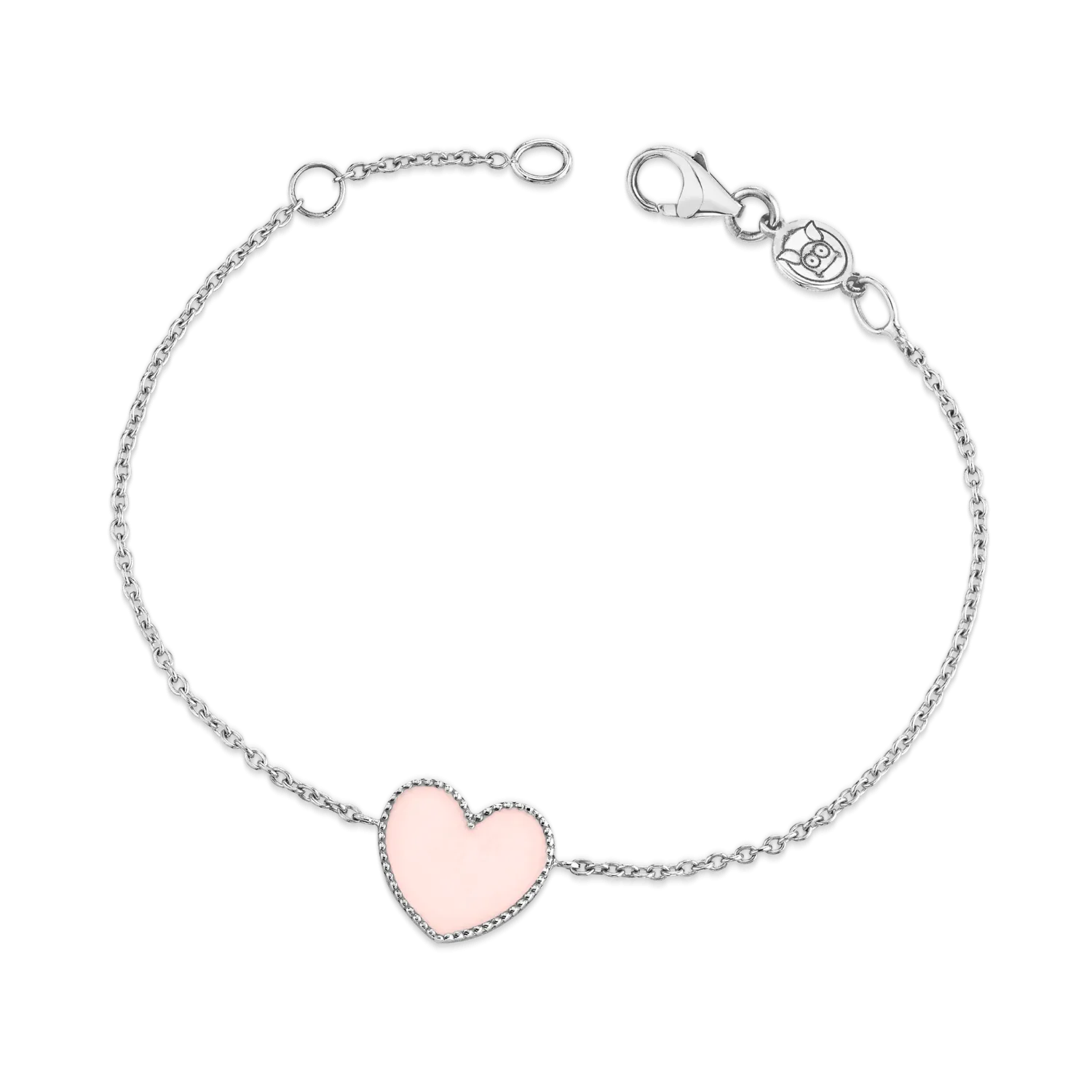 Enamel Heart Bracelet