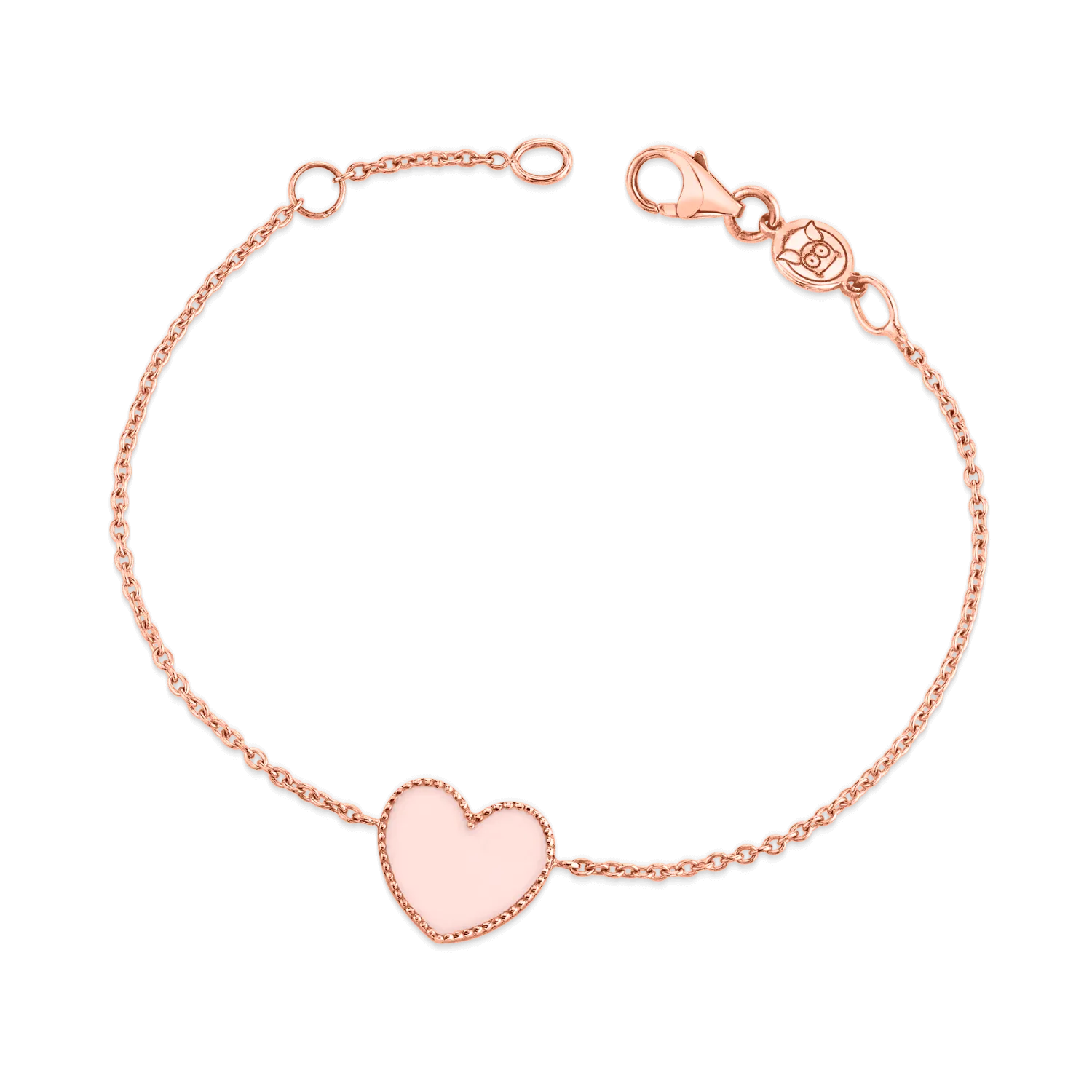 Enamel Heart Bracelet