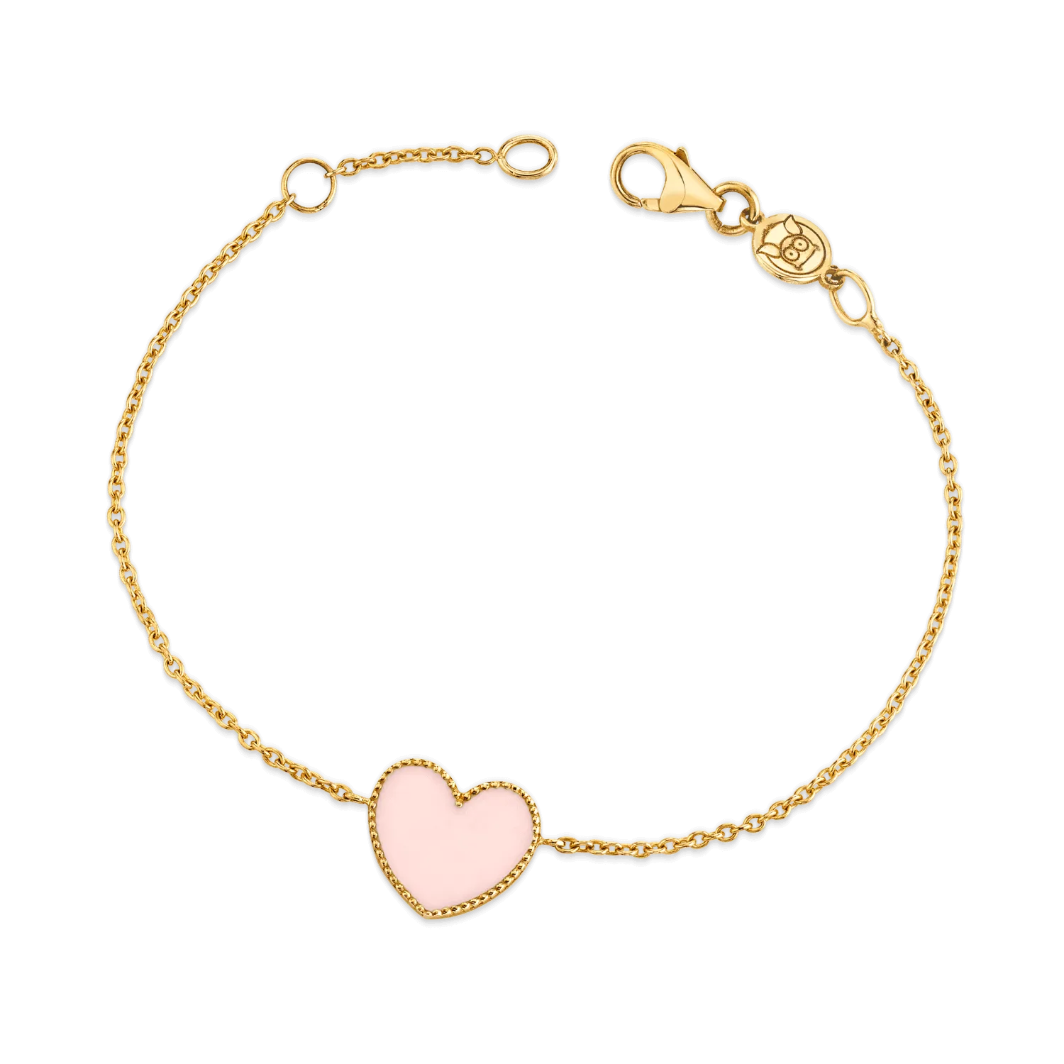 Enamel Heart Bracelet