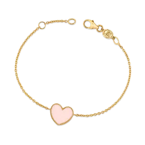 Enamel Heart Bracelet