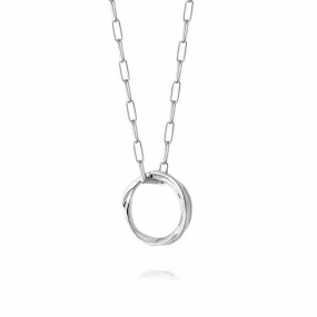 Estée Lalonde Unity Ring Necklace Sterling Silver