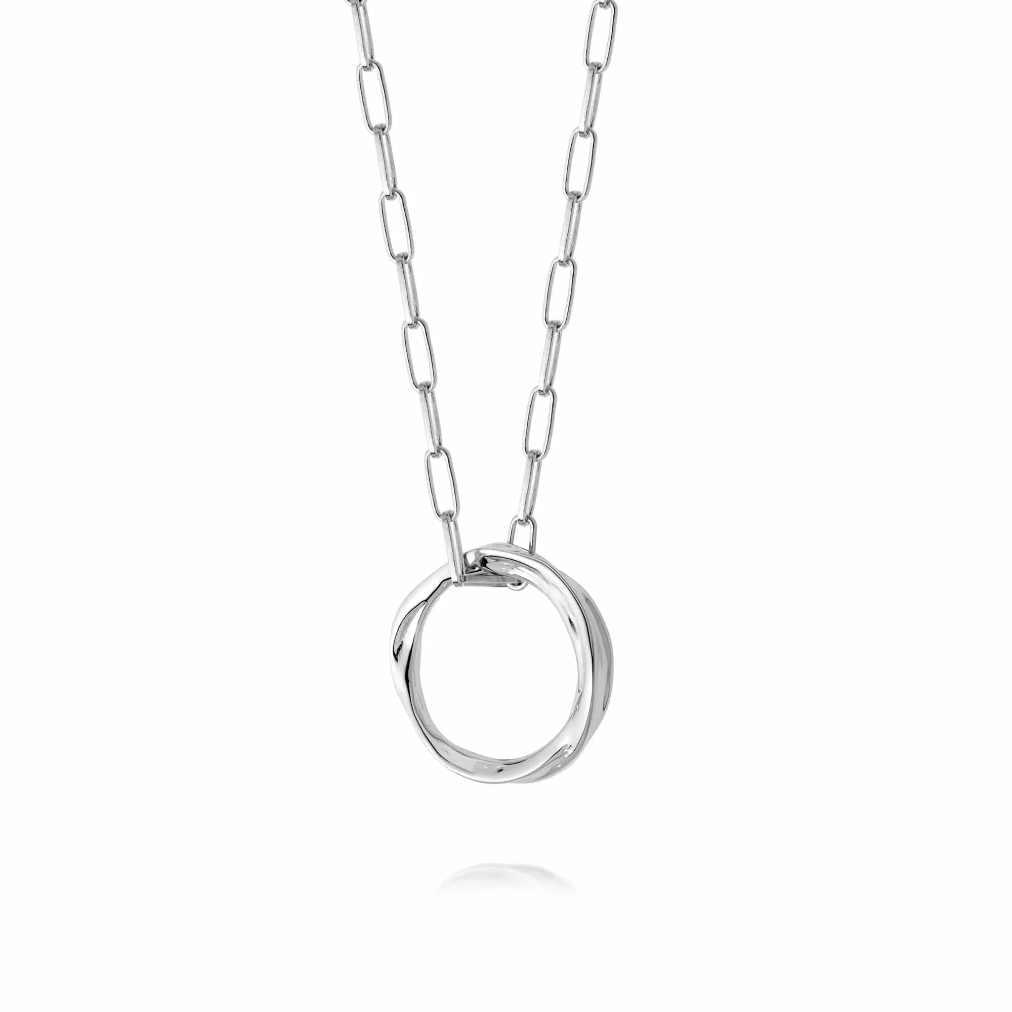 Estée Lalonde Unity Ring Necklace Sterling Silver