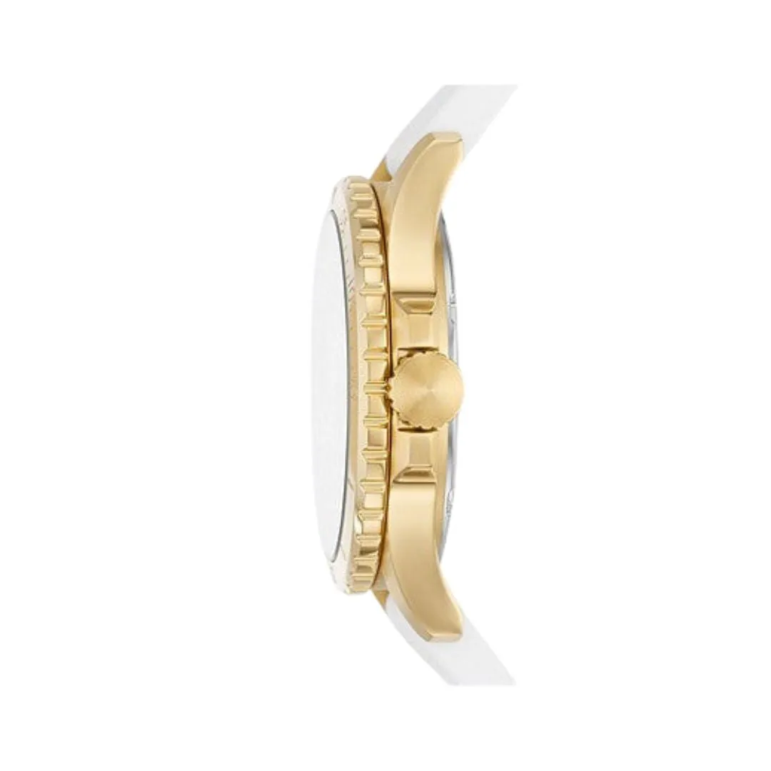 FB-01 Three-Hand Date White Silicone Watch