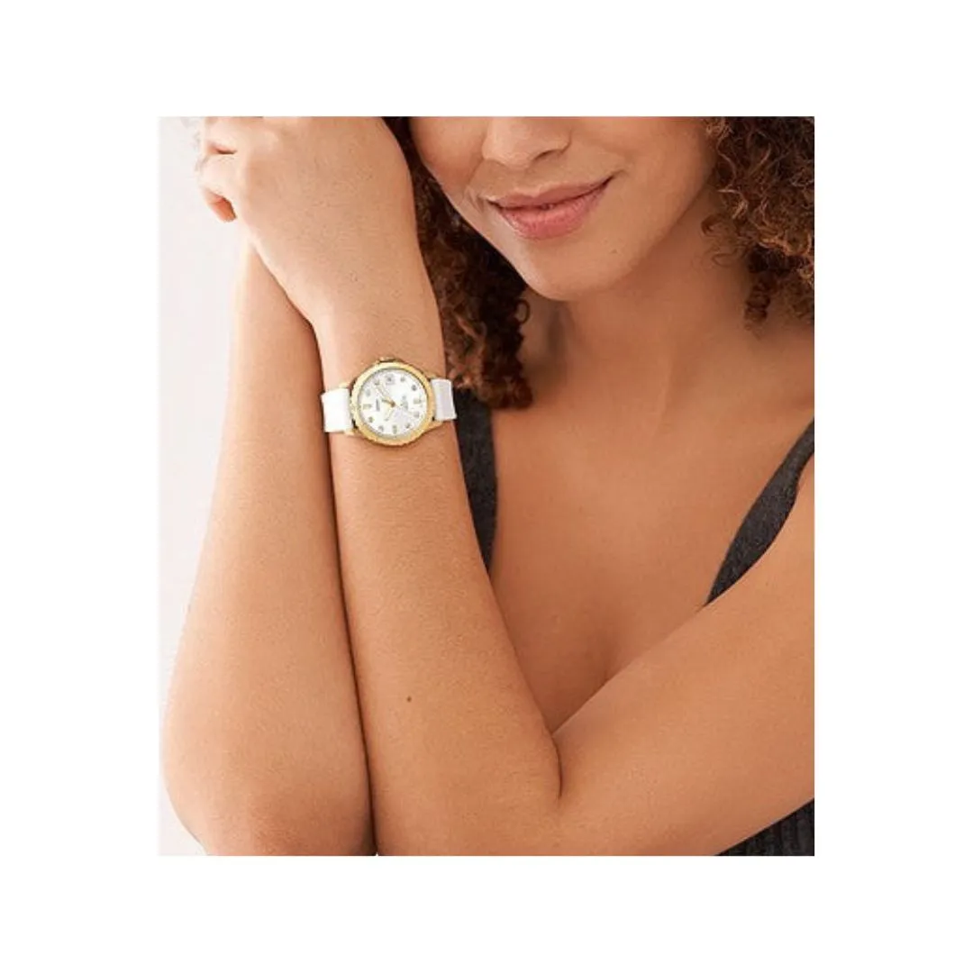 FB-01 Three-Hand Date White Silicone Watch