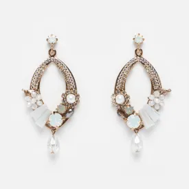 Flora Deco Drop Earrings