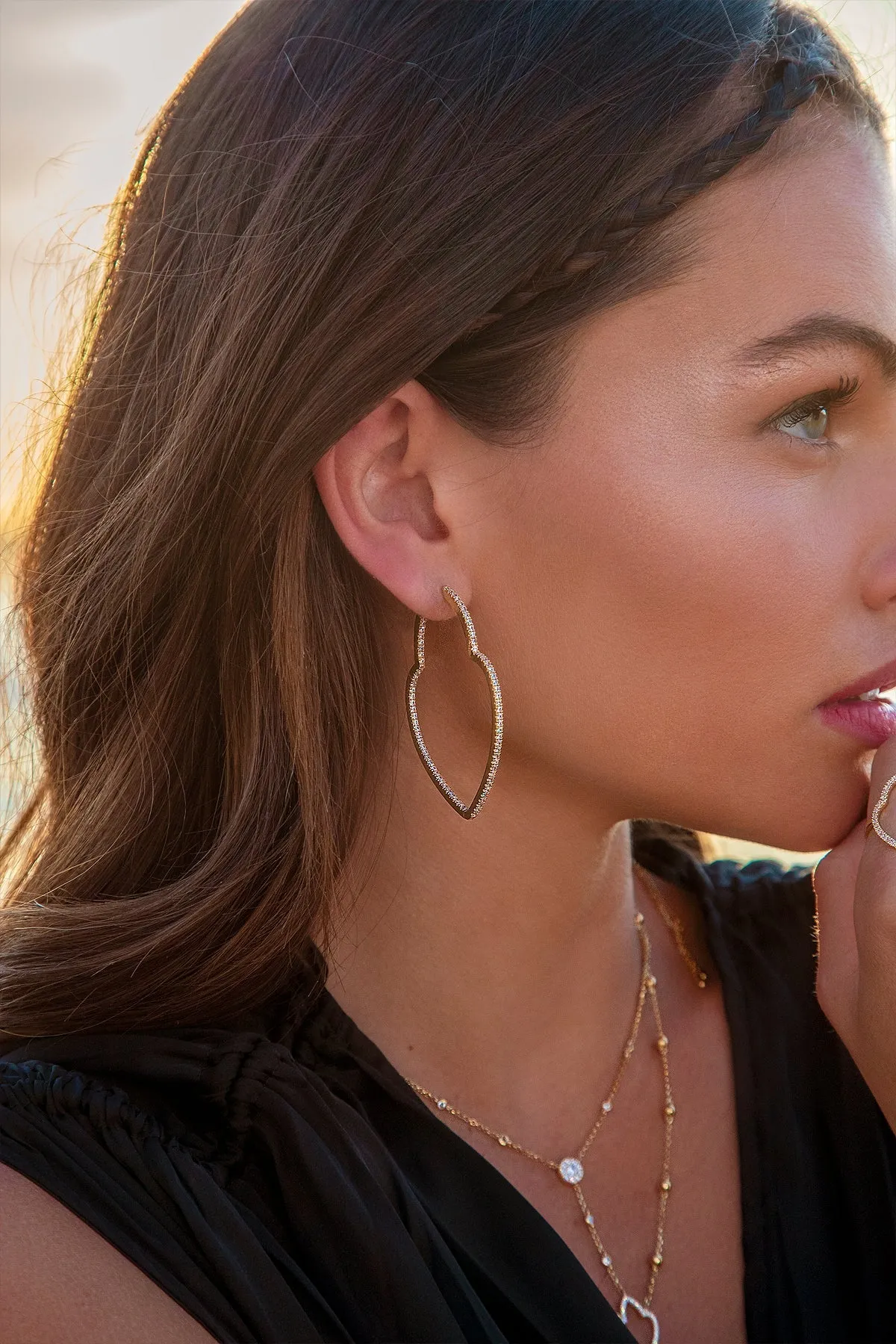 Geometric Hoop Earrings