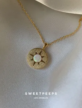 Glazing Opal Necklace