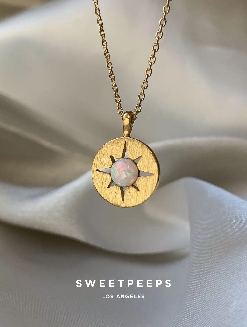 Glazing Opal Necklace