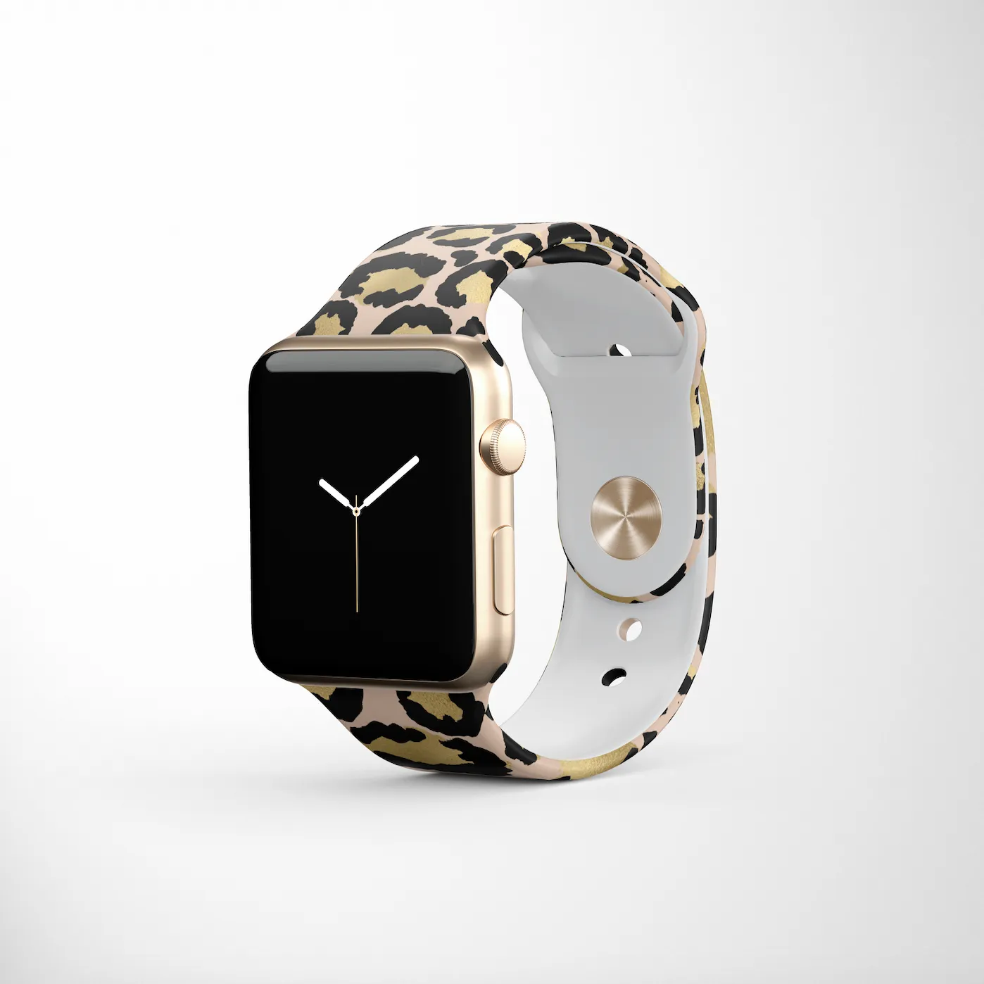 Gold Leopard Apple Watch Strap