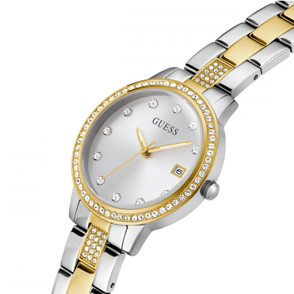 Guess Heartless Two Tone Strap Ladies Watch GW0725L1