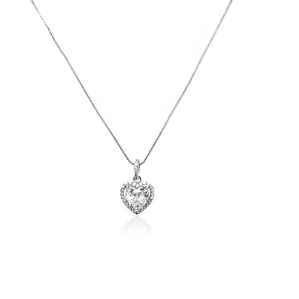 Heart Cubic Zirconia Necklace