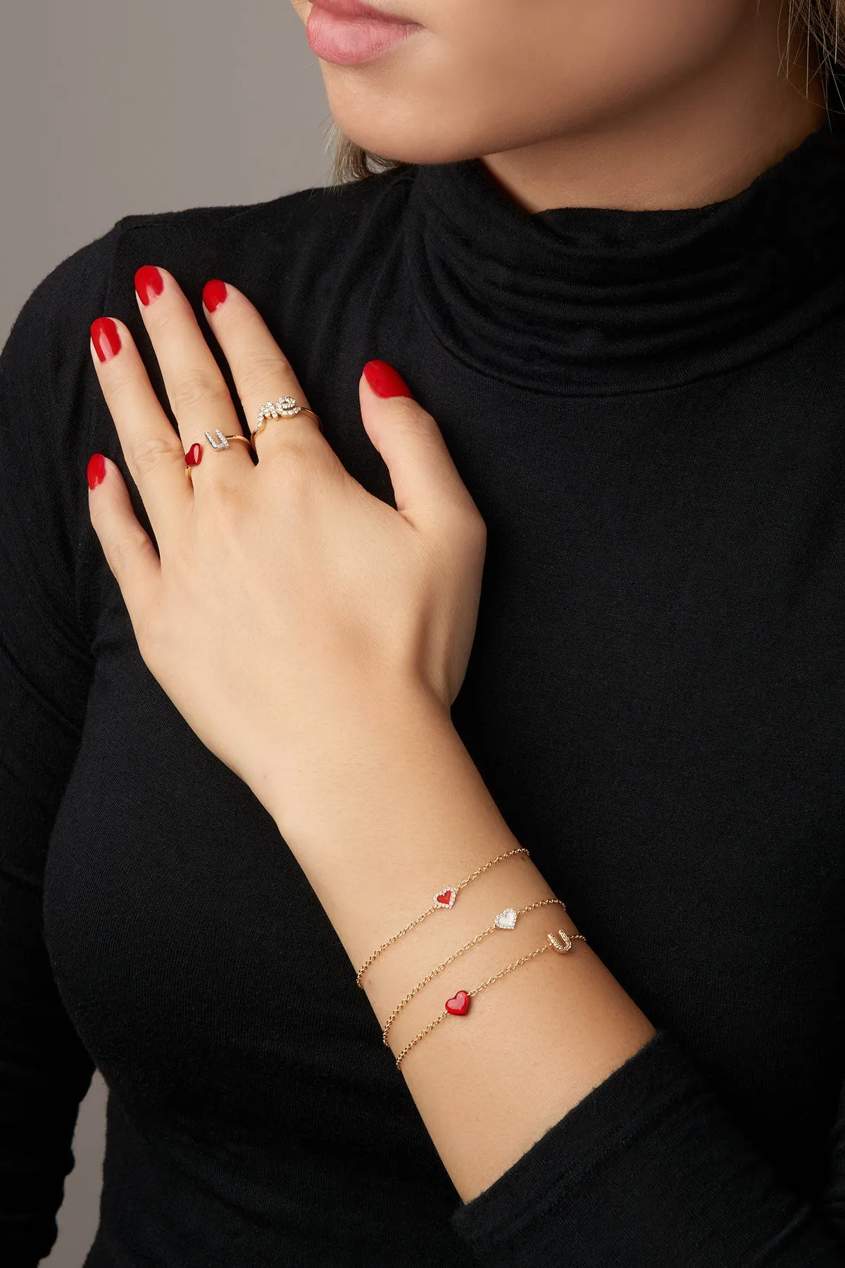 Heart Diamond Bracelet