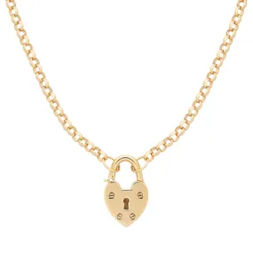 Heart Museum Lock Necklace