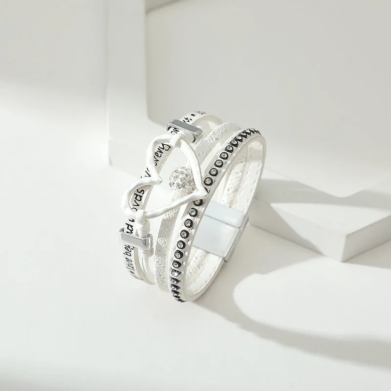Heart Shape Cuff Bracelet