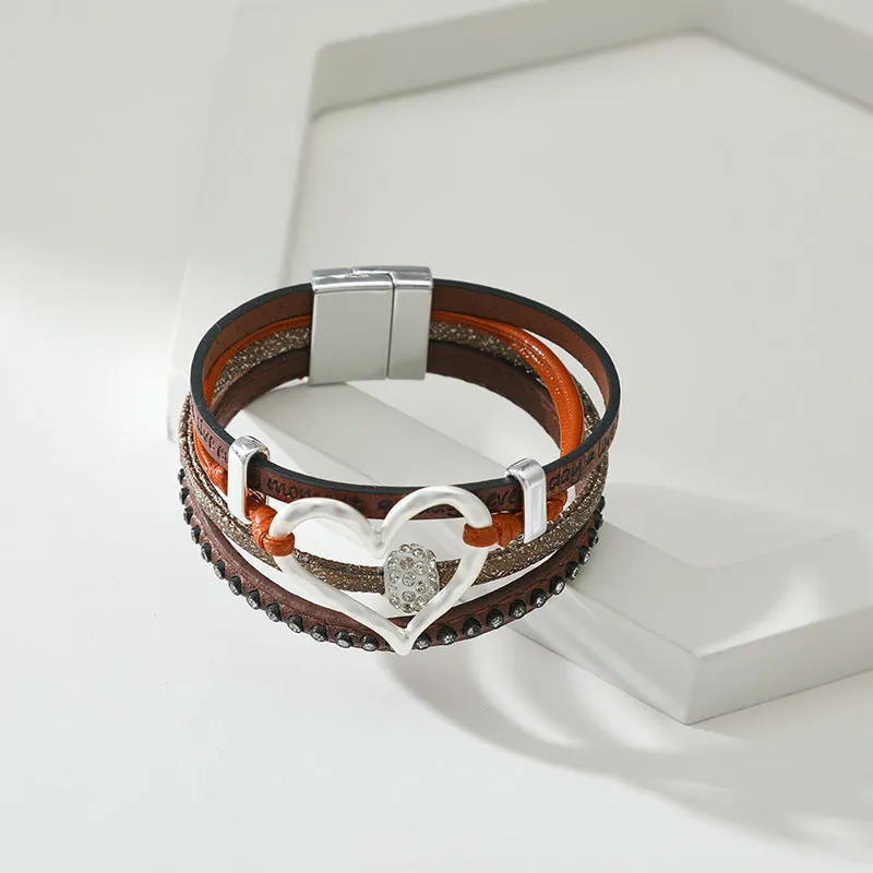 Heart Shape Cuff Bracelet