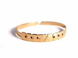 Hexagon Cuff Bracelet