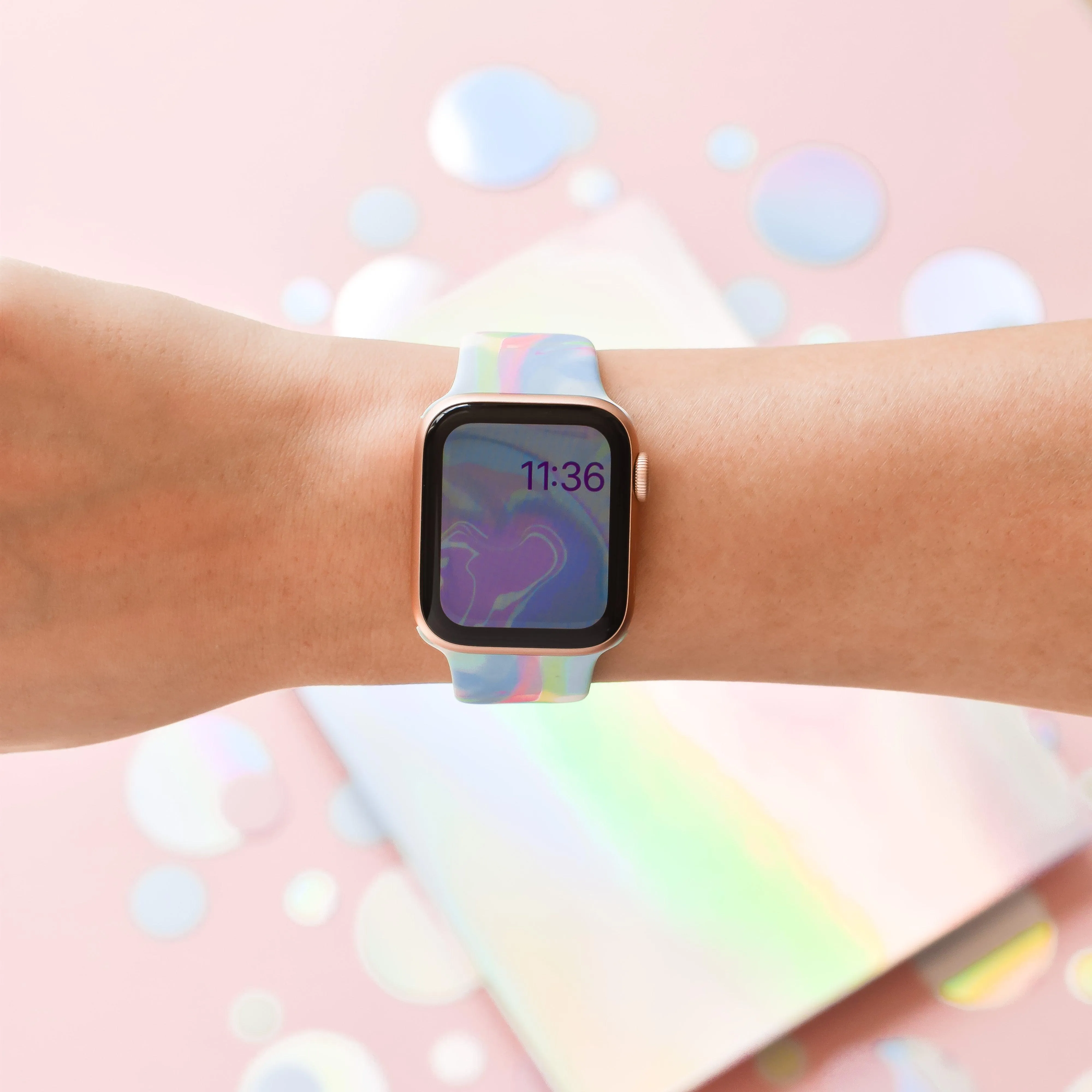 Holo Bubble Apple Watch Strap