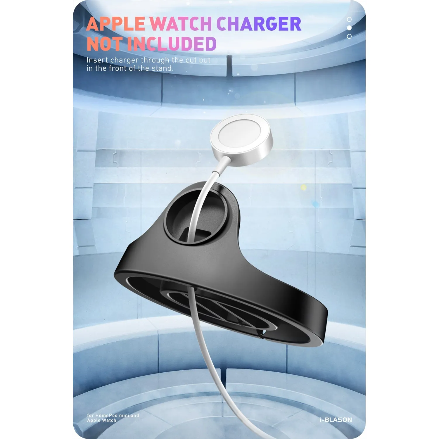 HomePod mini Stand with Apple Watch Charger Holder