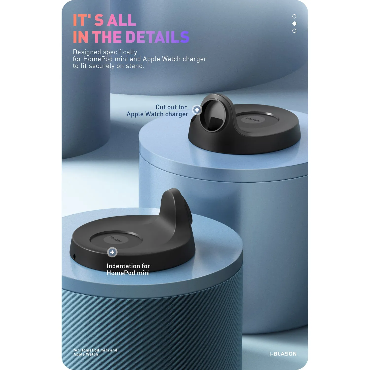 HomePod mini Stand with Apple Watch Charger Holder