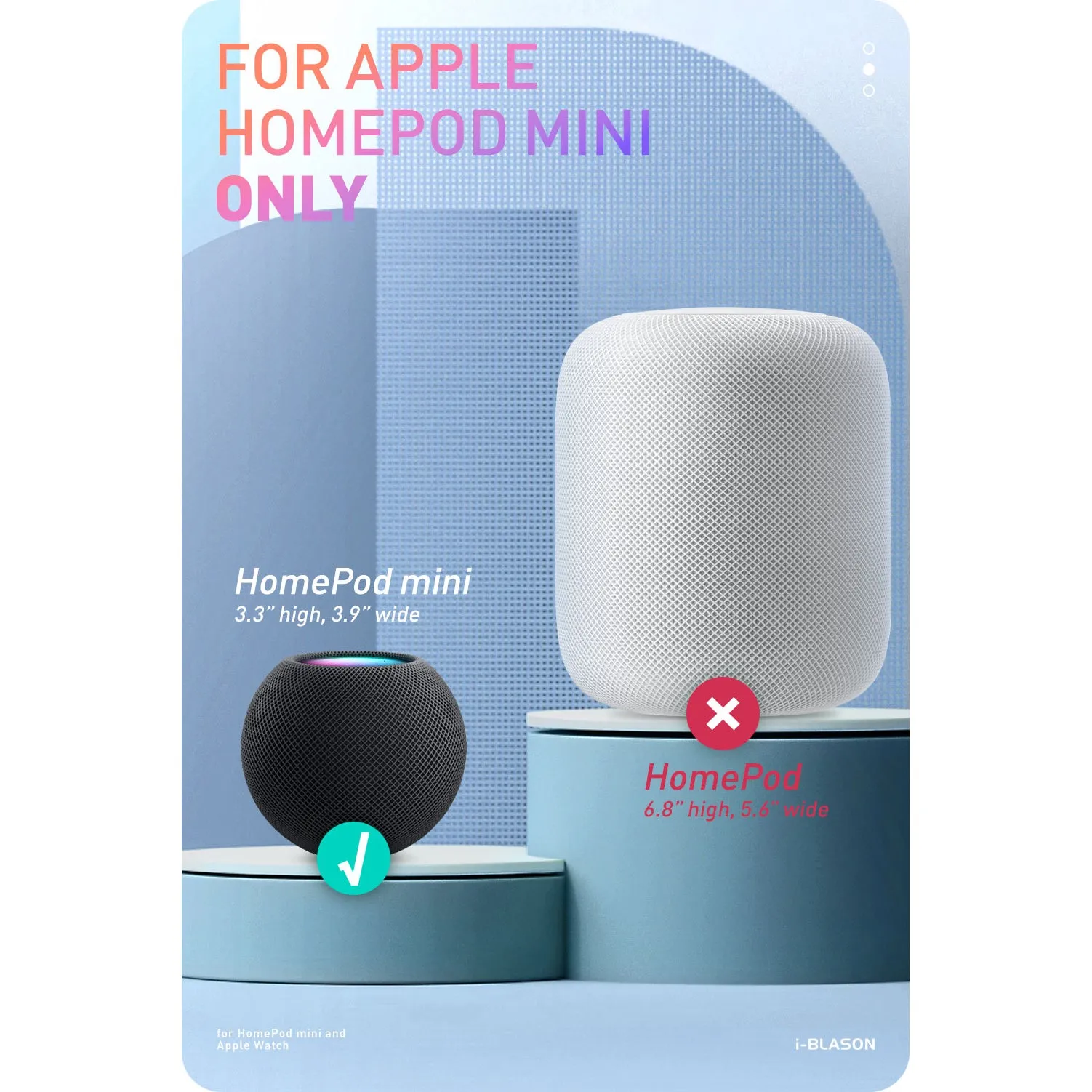 HomePod mini Stand with Apple Watch Charger Holder