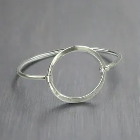 Kai Large Hooked Bangle Sterling Silver