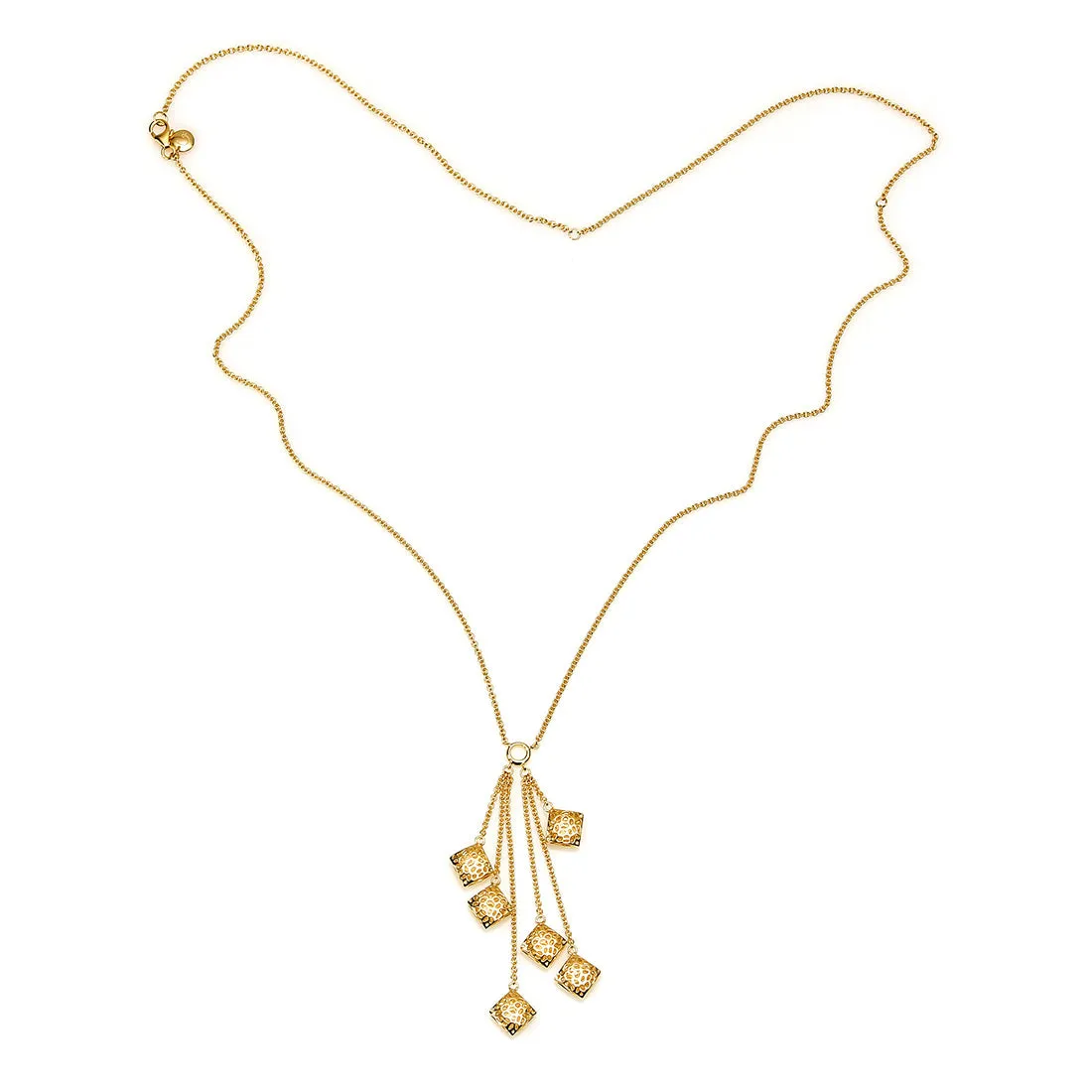 Lattice Multi Pebble Necklace