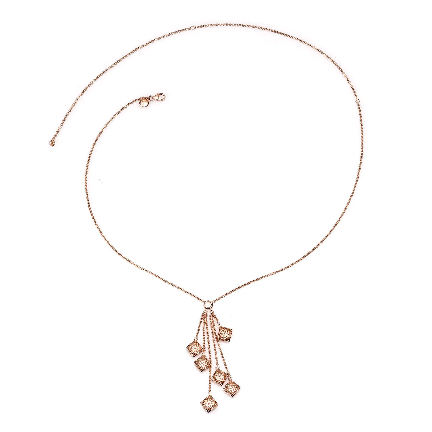 Lattice Multi Pebble Necklace