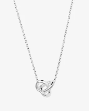 Le Knot necklace long silver