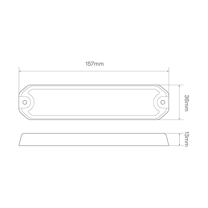 LED Directional Amber Warning Lamps Heavy Duty