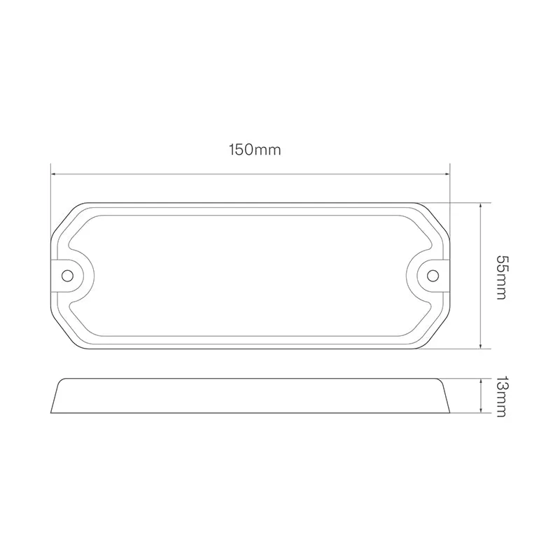 LED Directional Amber Warning Lamps Heavy Duty