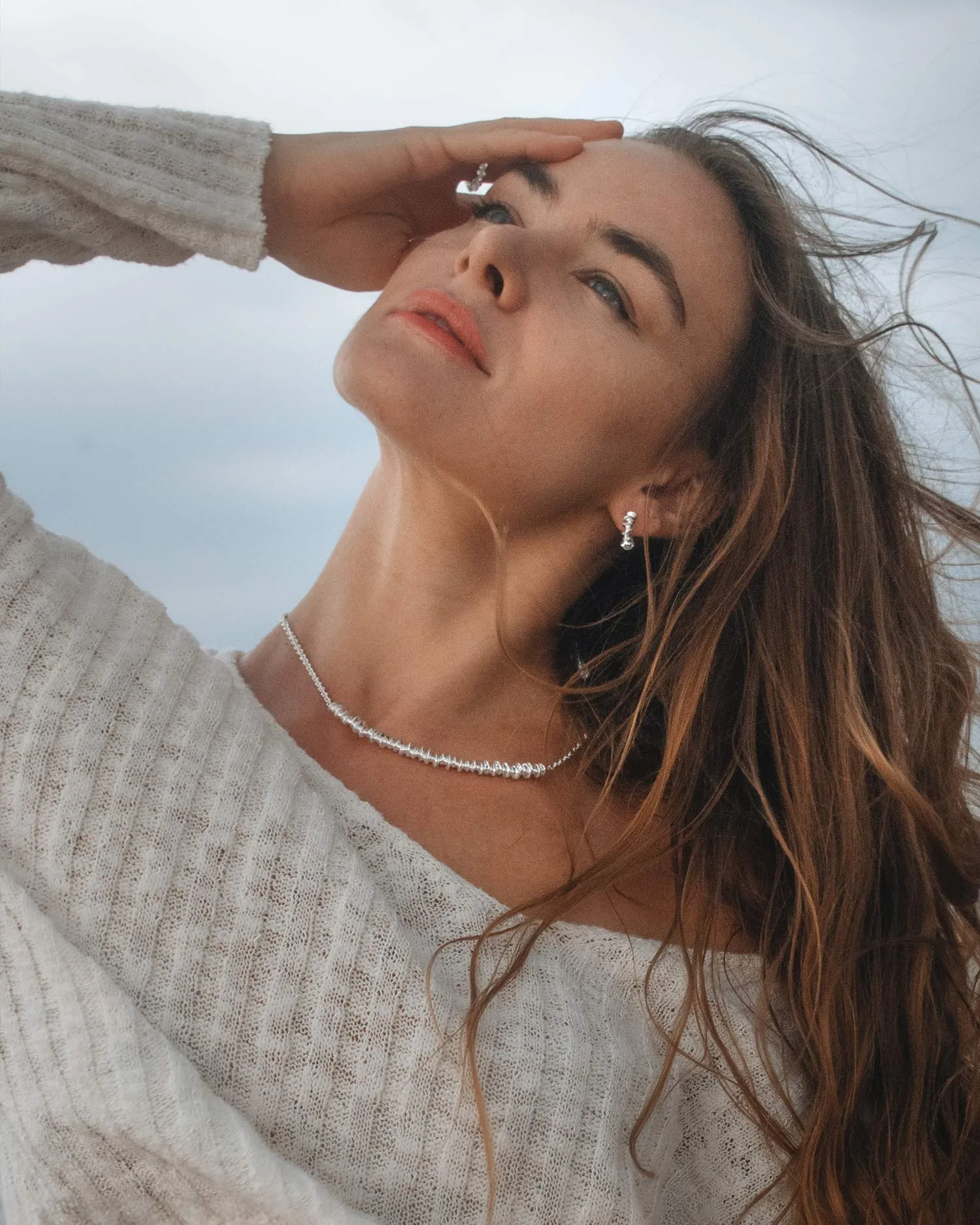 Les Roches grande necklace silver