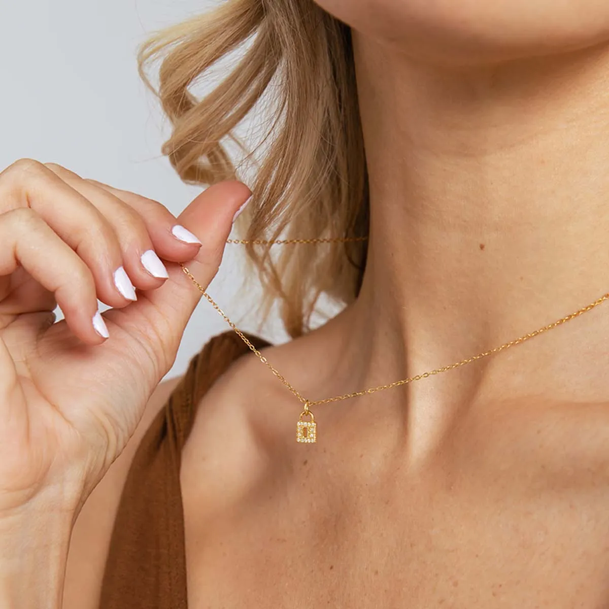 Locked Up Vermeil Necklace