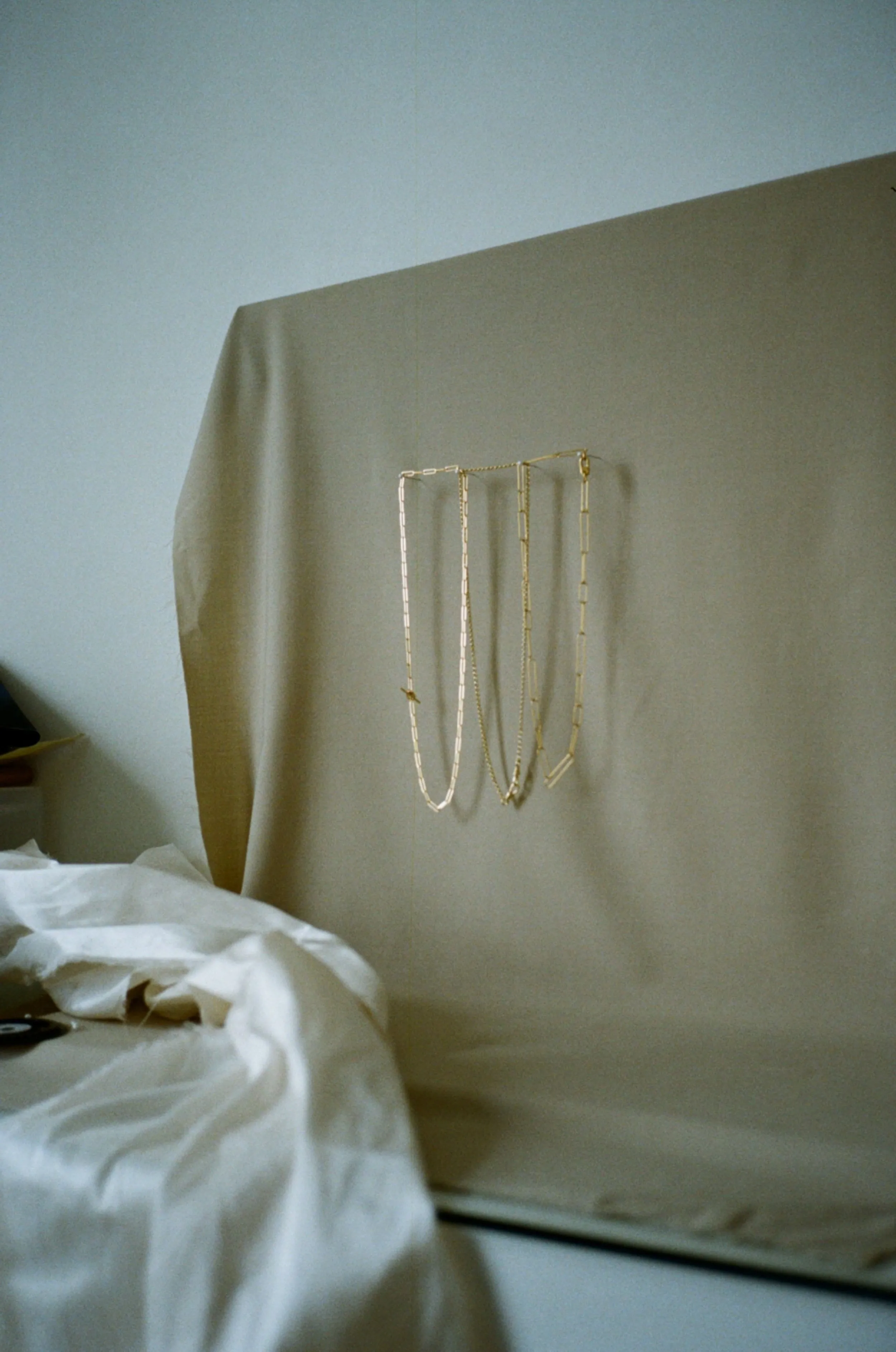 Long Paperclip Necklace