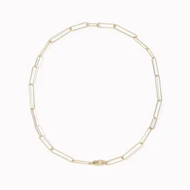 Long Paperclip Necklace