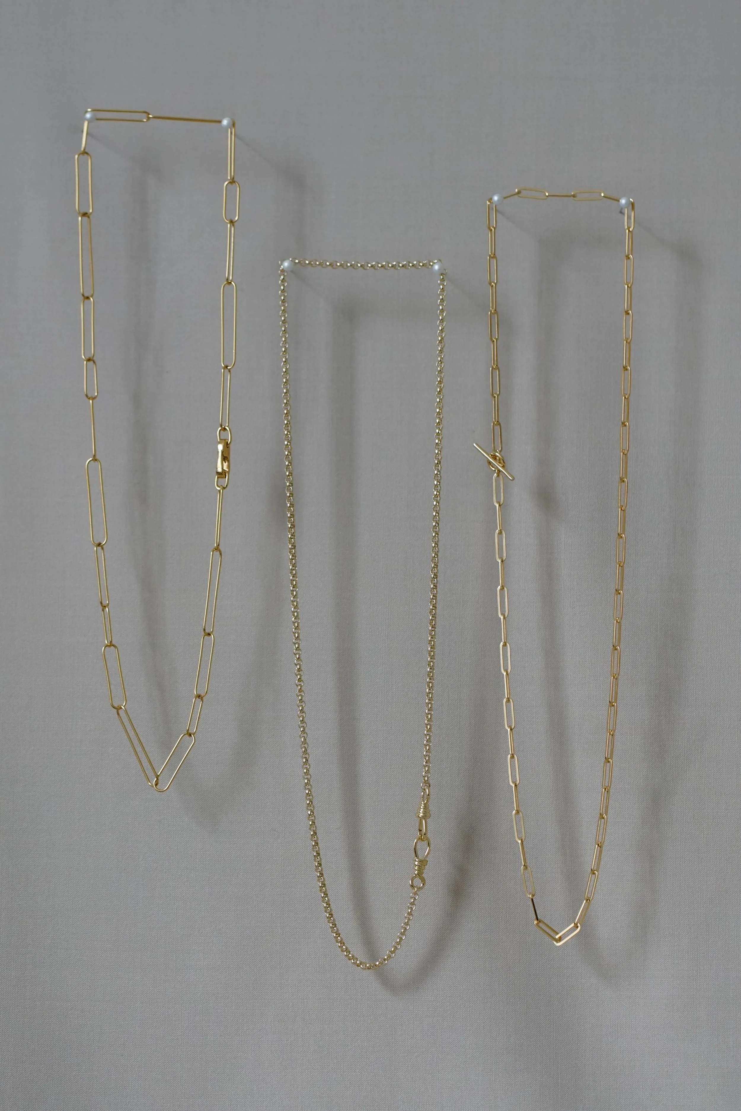 Long Paperclip Necklace