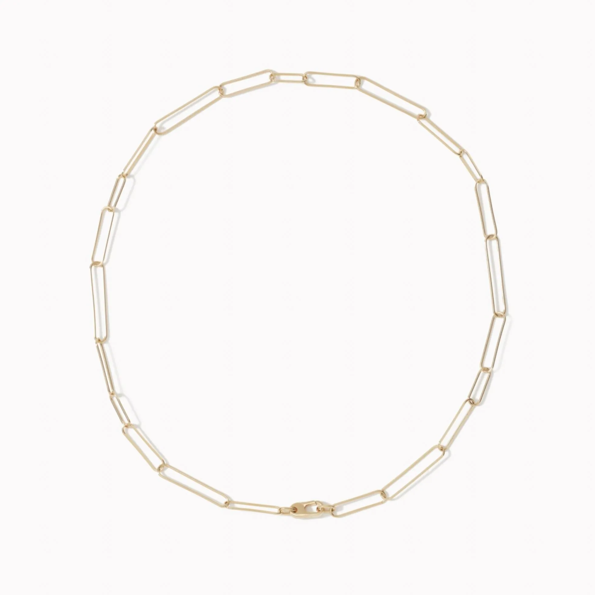 Long Paperclip Necklace