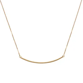 <!--NK769-->curved slinky bar necklace