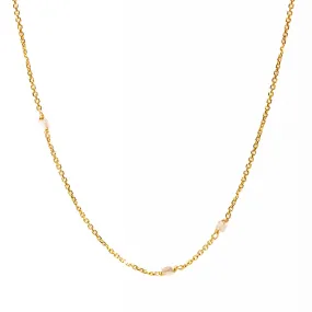 <!--NK776-->slinky random diamond necklace